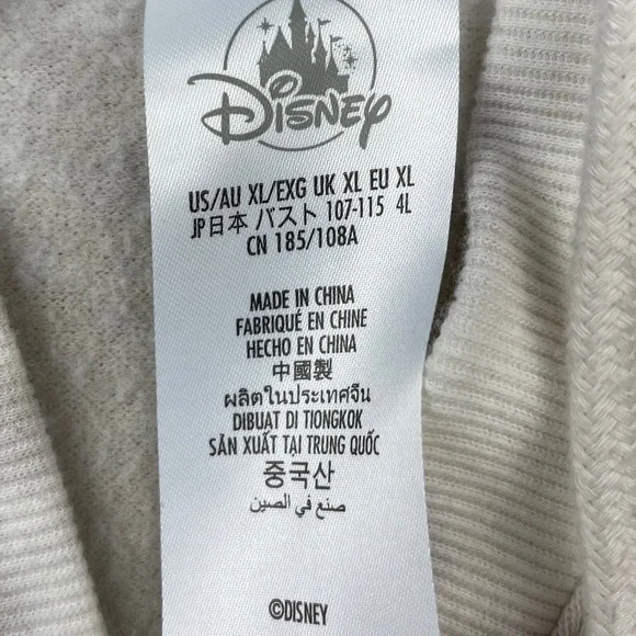 Disney Spotted Pullover Hoodie Sweatshirt Women's XL - Picture 3 of 9